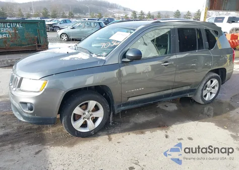 2012 Jeep Compass Latitude из США, поврежденный, VIN 1C4NJCEBXCD627056